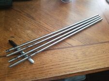 Lot Of 4 Steel Round Bar 38 Diameter X 18 Long W-1 Tool Steel