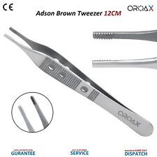 Dental Adson Brown Tweezer 12cm Tissue Dressing Forceps Surgical Instruments