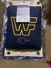 Ric Flair Wproof Signed Inscribed Wwf 80s Style Turnbuckle Pad Autographed