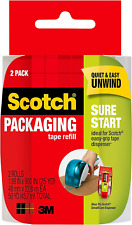 Scotch Sure Start Shipping Packaging Tape 1.88 X 25 Yd Designed For Packing
