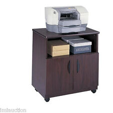 1850mh Mobile Machine Stand Dual Door Cabinet Mahogany Wood