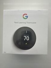 Google Nest 3rd Gen Learning Thermostat T3016us Matte - Black