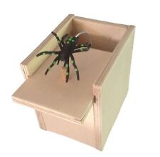 Hilarious Scare Box Spider Prank - Wooden Scarebox Joke Amish Made Amish Wooden