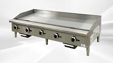 New 60 Commercial Manual Griddlegas Propane Flat Grill Stove Counter Top Nsf