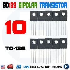 10pcs Bd139 To-126 Silicon Npn Transistor Low Voltage 80v 1.5a Sot-32 Bipolar