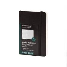 Moleskine 2013-2014 Weekly Planner 18 Month Large Black Soft Cover P - Good