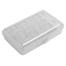 Sterilite Small Pencil Box Plastic Clear