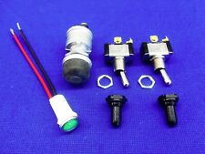 Lot Fits Lincoln Welder Sa 200 Toggle Switch W Apm Boots Green Oil Light