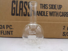 Pyrex No. 4060 125ml Round Flat Bottom Long Necked Flask