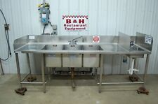 Starbucks 101 Three Bowl 3 Compartment Heavy Duty Stainless Sink W Hand Sink