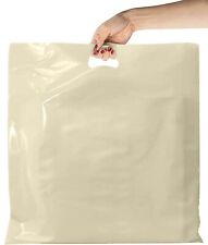 250-500 Die Cut Handle Bags Colored Plastic Merchandise Bags Retail Store Bags