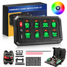 8 Gang Switch Panel On-off Led Car Truck Switch Panel Circuit Control 1224v