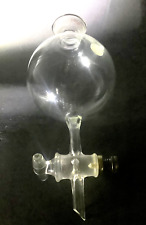 Lab Glass Inc - 500ml Round Bottom Flask - 3520 Single Neck - Outlet Wstopcock
