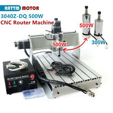 Cnc 3040z-dq 3axis Router 500w Engraving Machine Mach3 Lpt Cutting Diy Machine