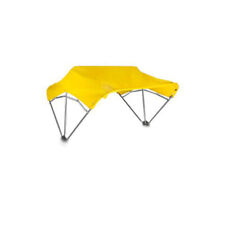 3-bow Tractor Canopy With Frame Fender Mount 48 - Yellow Fits Over Most Rops