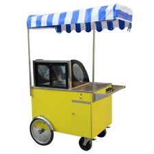 Kolice Gelato Hand Push Cartsnack Food Cartstreet Food Vending Tricycle