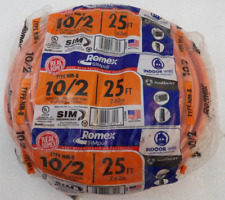 Southwire Romex 25 Ft. 102 With Ground 600v Type Nm-b Orange Indoor Wire