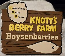 Knotts Berry Farm Boysenberry 1960s Grocery Store Display Price Sign Rare