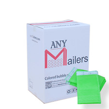 Airndefense 100 5 10.5x16 Green Poly Bubble Mailers Shipping Padded Envelope