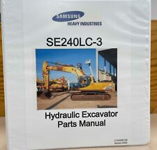 Samsung Se240lc-3 Hydraulic Excavator Parts Manual