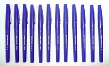 Paper Mate Flair Felt Tip Blue Pens Set Of 12 Officeschool Supplies New