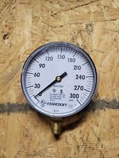 Ashcroft Pressure Gauge 0-300psi 14 Npt 5wj63