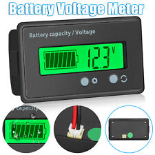 Lcd Digital Display Battery Capacity Status Indicator Monitor Meter 12243648v