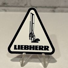 Liebherr Foundation Drill Rig Union Hardhat Operating Engineers Sticker