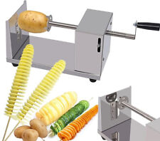 Manual Twisted Potato Slicer Tornado Curly Fry Cutter Manual Spiral French Fry