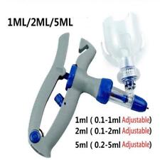 Continuous Syringe Adjustable Veterinary For Poultry Vaccine Injector Tool 1-5ml