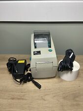 Zebra Lp2824 Thermal Barcode Label Printer Adapter And Usb Cable Tested