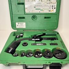 Greenlee 7704 Hydraulic Flex Head Knockout Punch Kit W 12 - 2 Punches