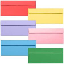 Colored Envelopes Letter Size 36-pack 10 Business Envelopes