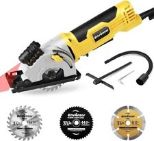 Electric Corded Mini Circular Saw With Laser Guide3 Saw Bladescompact Hand Saw