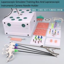 Laparoscopic Simulator Training Box Camera Instruments Needle Holder