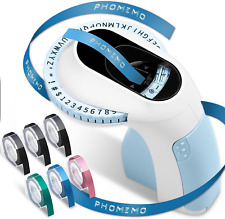 Dymo Embossing Label Maker With 6 Color Label Tapes 38 Dymo Omega Xpress Maker