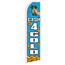 Cash For Gold Advertising Swooper Feather Flutter Flag Jewelry