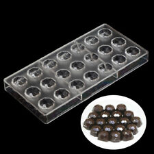 Round Diamond Shaped Chocolate Candy Mold Polycarbonate Pc Diy Mould Cookie Tray