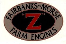 Fairbanks Morse Z Farmengine Decal 3 78 X 2 12 Gas Motor Flywheel Antique