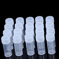 5ml Plastic Sample Bottle Test Tube Mini Small Bottles Vials Storage Containe-