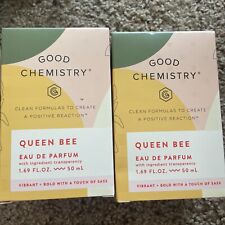 2x Good Chemistry Womens Eau De Parfum Perfume Queen Bee 1.69 Oz New In Box