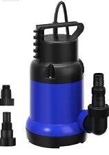 New 1hp Sump Pump Submersible Utility Water Pump Portableelectric