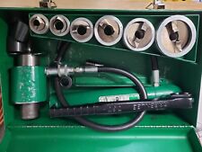 Greenlee 7506 Hydraulic Knockout Punch Set With 767 Hand Pump 12 To 2 Conduit