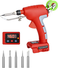 Cordless Soldering Iron Kit Compatible With Milwaukee M18 18v Battery 75w Solder