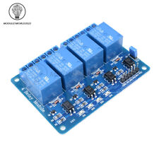 Dc 5v 4 Channel Relay Module With Optocoupler For Arduino Arm Mcu Avr Dsp Us
