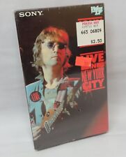 New John Lennon - Live In New York City Beta Video Lp Betamax Tape
