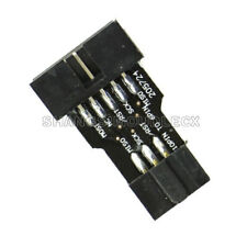 5pcs 10pin Convert To 6pin Isp Adapter Board For Atmel Avrisp Usbasp Stk500 New