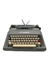 Vtg 1970s Olivetti Lettera 35l Typewriter Nom-354-i Working