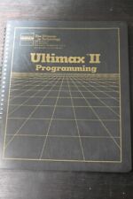 Hurco Ultimax Ii Programming Manual Cnc Mill 1989