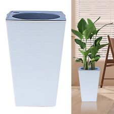 Tall Self Watering Indoor Outdoor For Patio Planter Pot Decor Gardening Pot Us